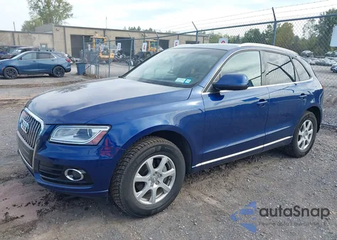2013 Audi Q5 2.0T Premium from USA, damaged, VIN WA1LFAFP3DA080426